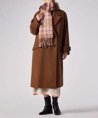 Paul Smith Cruxella チェック マフラー ピンク