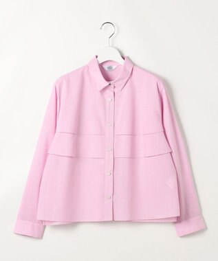 J.PRESS LADIES 【WEB限定カラーあり】COTTON TEX ブラウス ピンク系