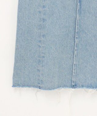 GRACE CONTINENTAL デニムタイトロングスカート サックス