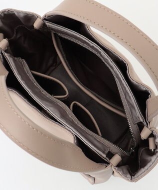 Y'SACCS イタリアンシープ 2wayラウンドトート グレージュ