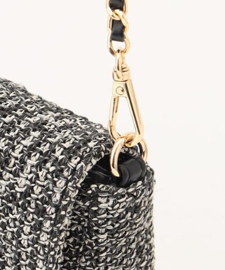 組曲 フラップミニショルダー バッグ ブラック系