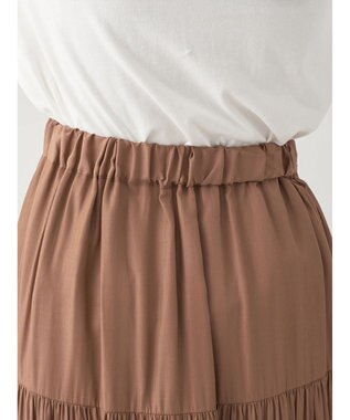 earth music&ecology ティアードスカート Camel