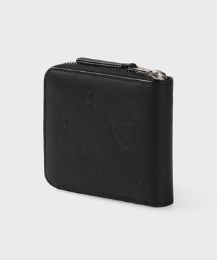 Paul Smith ドゥードゥル 2つ折り財布 ブラック