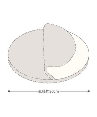 PET PARADISE スヌーピー 遠赤外線 くつろぎマット 《兄弟柄》 Ｌ ベージュ