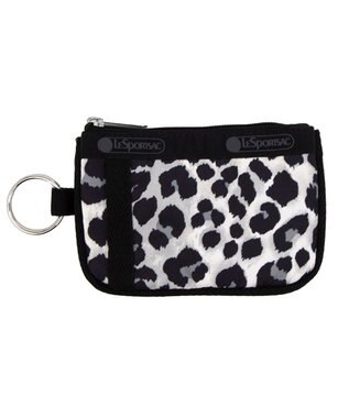LeSportsac KEY CARD HOLDER/ニュートラルレオパード