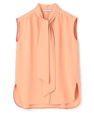BEIGE， 【WEB＆一部店舗限定】ZEKOLVA / ボウタイブラウス Coral