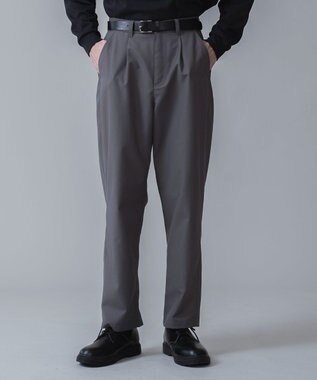 WEGO TRベルト付きスラックス ダークグレー