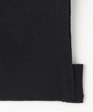 23区 【SACRA】コットンナイロンブークレ ポルカリブ ニット ブラック系