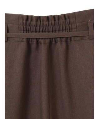earth music&ecology ベルト付きワイドパンツ Brown