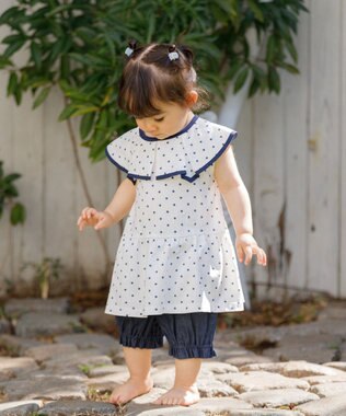 組曲 KIDS 【80-100㎝】デニム ブルマ ブルー系