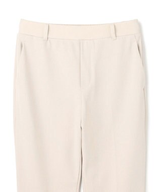 UNFILO 【WEB限定】BEAUTY MOVE センタープレス テーパードパンツ アイボリー