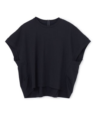 UNFILO L 【一部店舗限定カラー】BEAUTY FORM-T コクーンTシャツ ネイビー