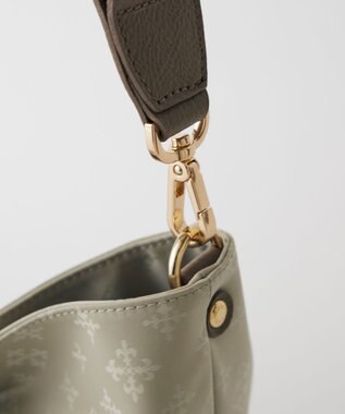 russet  ナイロンジャガード2WAYショルダーバッグ(CE-1693) Ecru