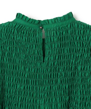 UNFILO 【WEB限定】シアーシャーリングブラウス グリーン