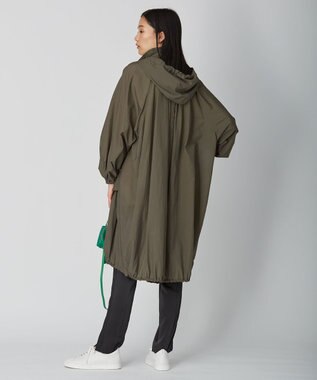 ICB 【撥水加工】シアーナイロンタフタ フーデットコート カーキ系