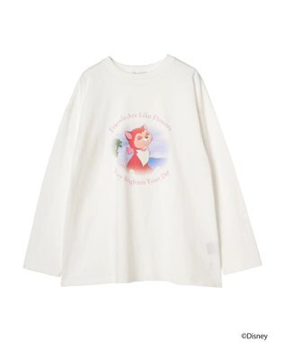 earth music&ecology Ｄｉｓｎｅｙ／フロントダイナロンＴ White