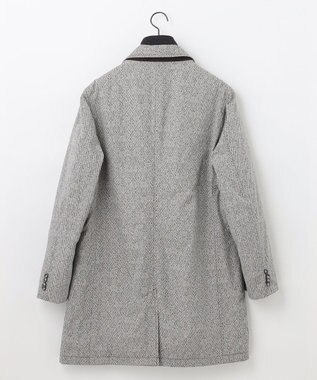 JOSEPH ABBOUD 【撥水/ダウン/ライナー取り外し可能】インターレースヘリンボン コート ライトグレー系7