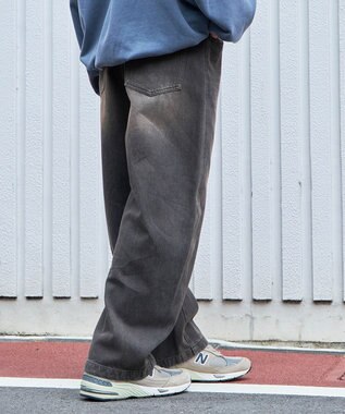 WEGO イージーバレルレッグデニムパンツ2 デニムブラックソノタ