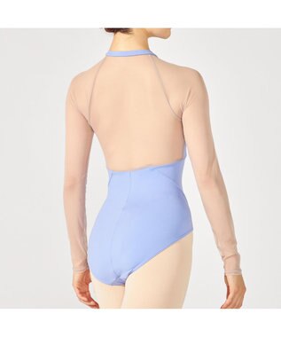 Chacott ロングスリーブレオタード スカイブルー