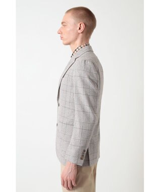 DAKS マイクロブークレーチェックジャケット ライトグレー