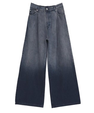 Green Parks ・ＳＵＧＡＲ　ＳＰＯＯＮ　デニムワイドパンツ Purple