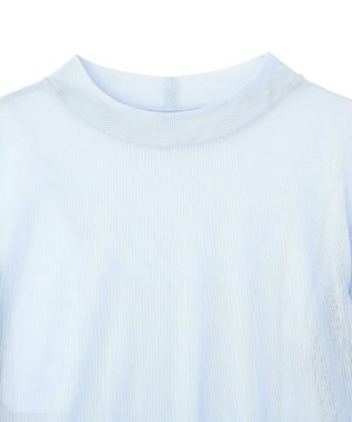 CRAFT STANDARD BOUTIQUE シアーメッシュロングスリーブインナー Light Blue