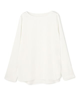 UNFILO サテン レイヤードブラウス オフ