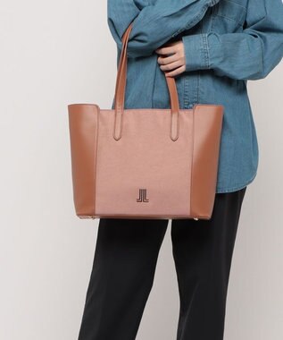 LANVIN en Bleu ラドリー トートバッグ ピンクブラウン