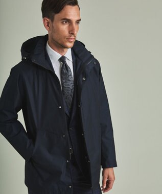 GOTAIRIKU 【仕事で着用可】ラスタードビー フーデッドブルゾン(23年モデル) ネイビー系8