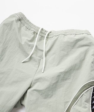 OP／FILA 【Kappa】ワイドシルエット バンダトラックパンツ グレー