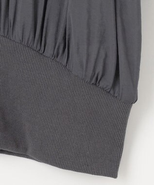 ANY SIS 【洗える】シアージレ ブルゾン チャコール