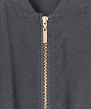 ANY SIS 【洗える】シアージレ ブルゾン チャコール