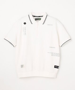 PW CIRCULUS 【WOMEN】ワッフルハーフジップポロ 2026年モデル ゴルフウェア レディース ホワイト系