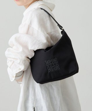 russet ＜320g/撥水性あり＞コーデュラナイロン2wayシンプルショルダーバッグ(CE-1536) Black