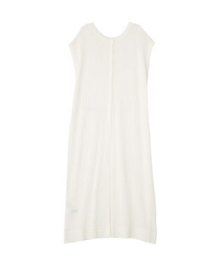 Green Parks 前後２ＷＡＹレイヤーニットワンピース White