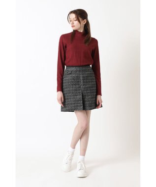 DAKS 【DAKS GOLF】ツイードキュロットパンツ ブラック