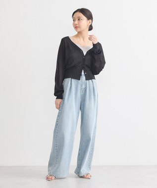 earth music&ecology パールストラップキャミソール Light Gray