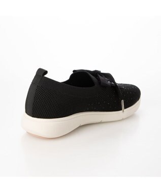 Riz raffinee <Riz raffinee>ラインストーンニットスニーカー ブラック