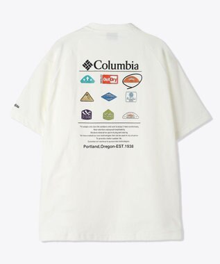 Columbia Columbia/ レイリバースプリットラグラングラフィックショートスリーブTシャツ /コロンビア Sea Salt