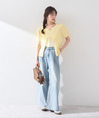 earth music&ecology パールストラップキャミソール Ivory