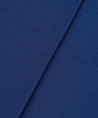 uncrave ジョーゼットダブルジャージー フレアパンツ ブルー