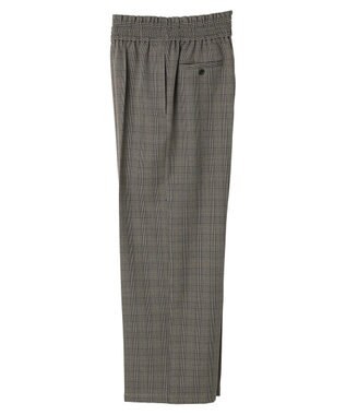 AMERICAN HOLIC ウエストイージーストレートパンツ Check Black