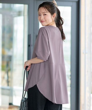 Tiaclasse L 【サラごこち】ラウンドヘムチュニック