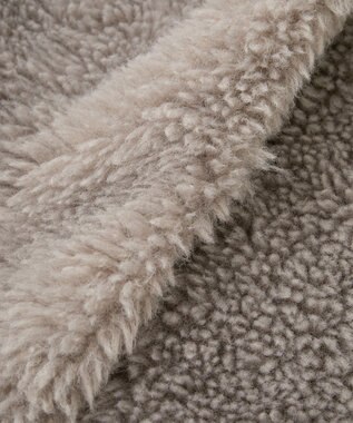 Green Parks ・ＥＬＥＮＣＡＲＥ　ＤＵＥ　シープファーロングベスト Gray Beige