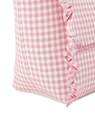 Maison de FLEUR ギンガムフリル2Wayバッグ Pink
