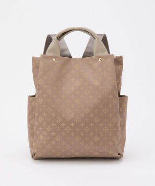 russet ナイロンジャガード2ハンドルリュックサック(SF-220) Mocha