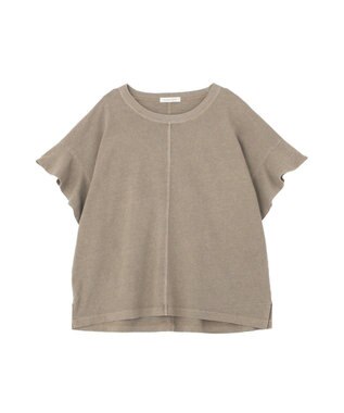Green Parks ピグメントフリルカットプルオーバー Brown