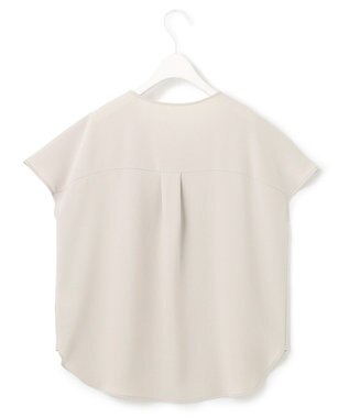 ICB L 【WEB限定・洗える】BackSatinGeorgette ブラウス ベージュ系