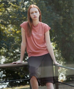 23区GOLF 【23Fondation/WOMEN】ストレッチポンチタック キュロット ネイビー系