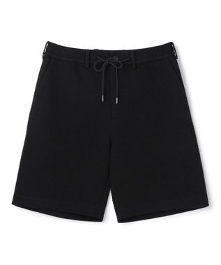JOSEPH HOMME 【オリジナル素材】 ライトタックジャージー ドロスト付ショートパンツ / BERMUDA ブラック系